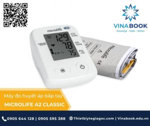 Máy đo huyết áp bắp tay Microlife A2 basic - Thiết bị y tế giá gốc tại Đà Nẵng
