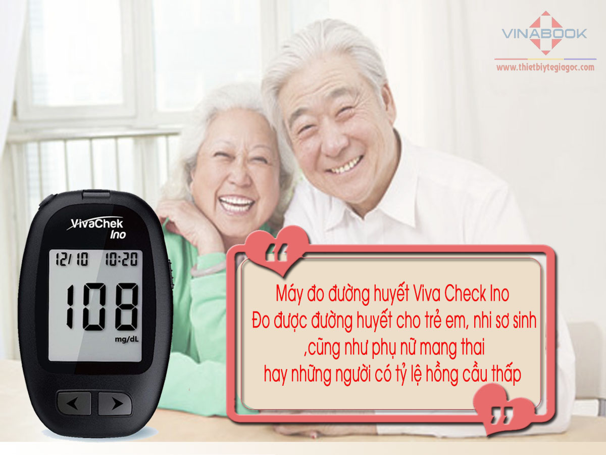 máy đo đường huyết viva check ino - Thiết bị y tế giá gốc