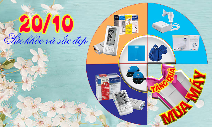 khuyến mãi 20.10 - Thiết bị y tế giá gốc