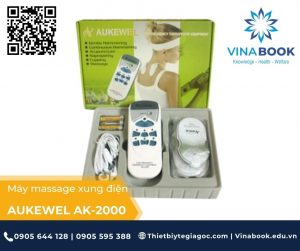 máy massage xung điện aukewel ak-2000 4 miếng dán - Thiết bị y tế giá gốc