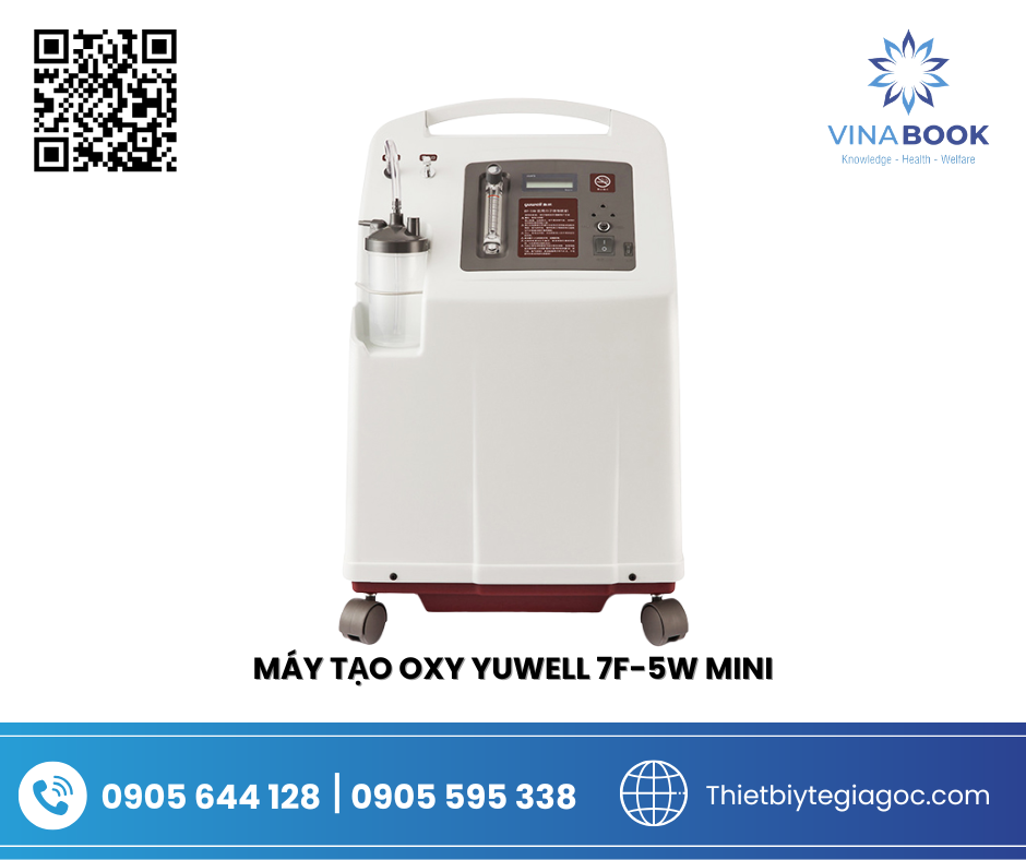 Máy tạo oxy YUWELL 7F-5W MINI - thiết bị y tế đà nẵng Máy tạo oxy YUWELL 7F-5W MINI - thiết bị y tế đà nẵng