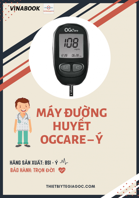 Máy đo đường huyết Ogcare - Thiết bị y tế giá gốc