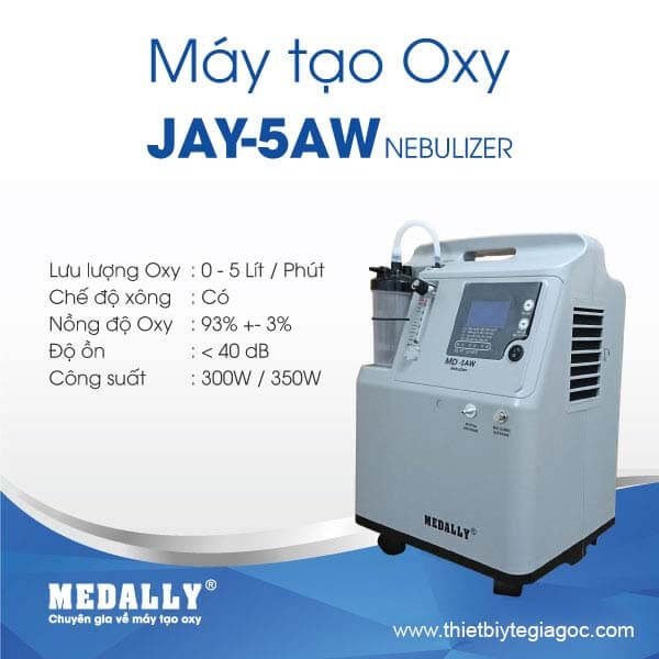 máy-tạo-oxy-medally-5-lít - Thiết bị y tế giá gốc