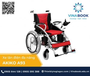 Xe lăn điện Akiko A93 - Thiết bị y tế giá gốc