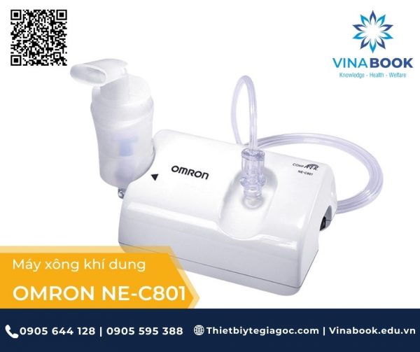 Máy xông khí dung mũi họng Omron NE-c801 - Thiết bị y tế giá gốc