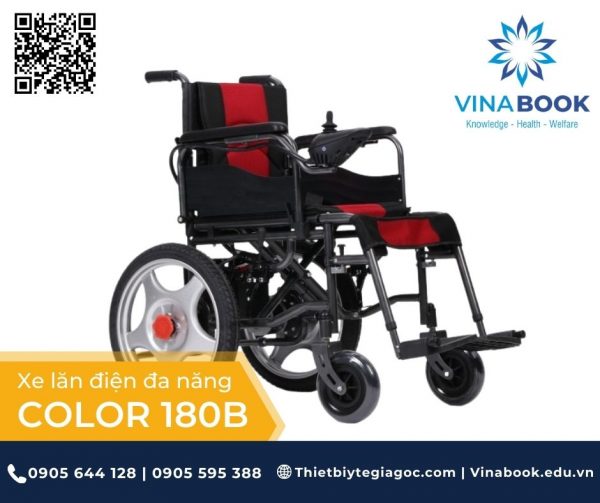 Xe lăn điện đa năng color 180B - Thiết bị y tế giá gốc