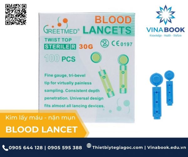 Kim lấy máu - nặn mụn Lancets - Thiết bị y tế giá gốc