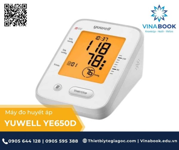 Máy đo huyết áp Yuwell ye650d - Thiết bị y tế giá gốc