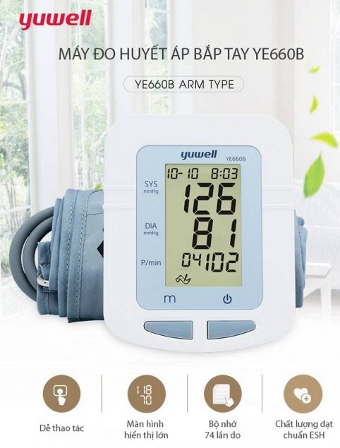 Máy đo huyết áp Yuwell - Thiết bị y tế giá gốc Đà Nẵng
