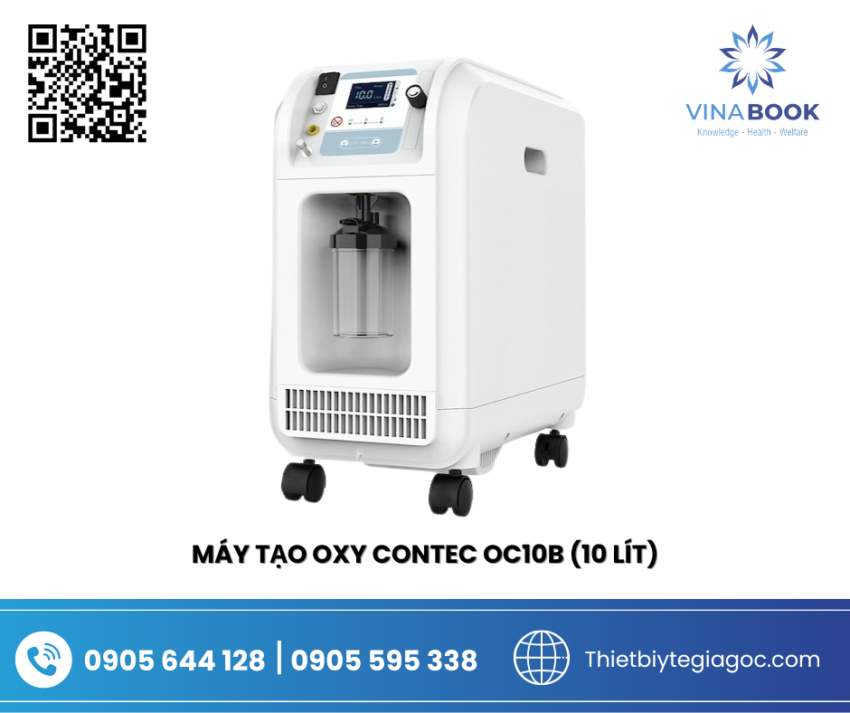 Máy tạo oxy CONTEC OC10B (10 Lít) - thiết bị y tế đà nẵng Máy tạo oxy CONTEC OC10B (10 Lít) - thiết bị y tế đà nẵng