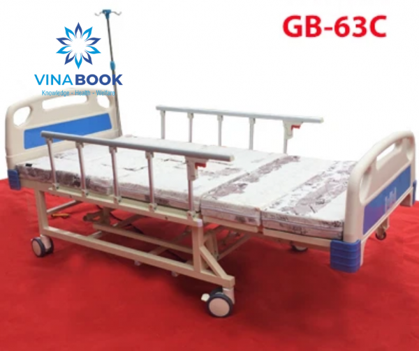 Giường y tế giường bệnh nhân đa chức năng lucass GB-63C công nghệ Nhật Bản - thietbiytegiagoc