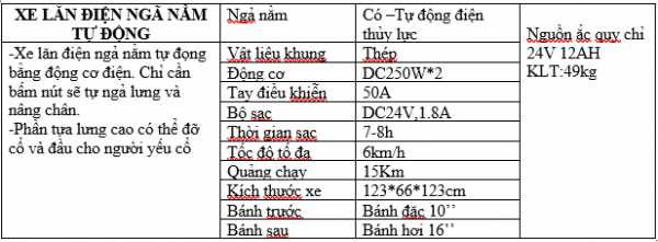 xe lăn điện tự động - thietbitegiagoc