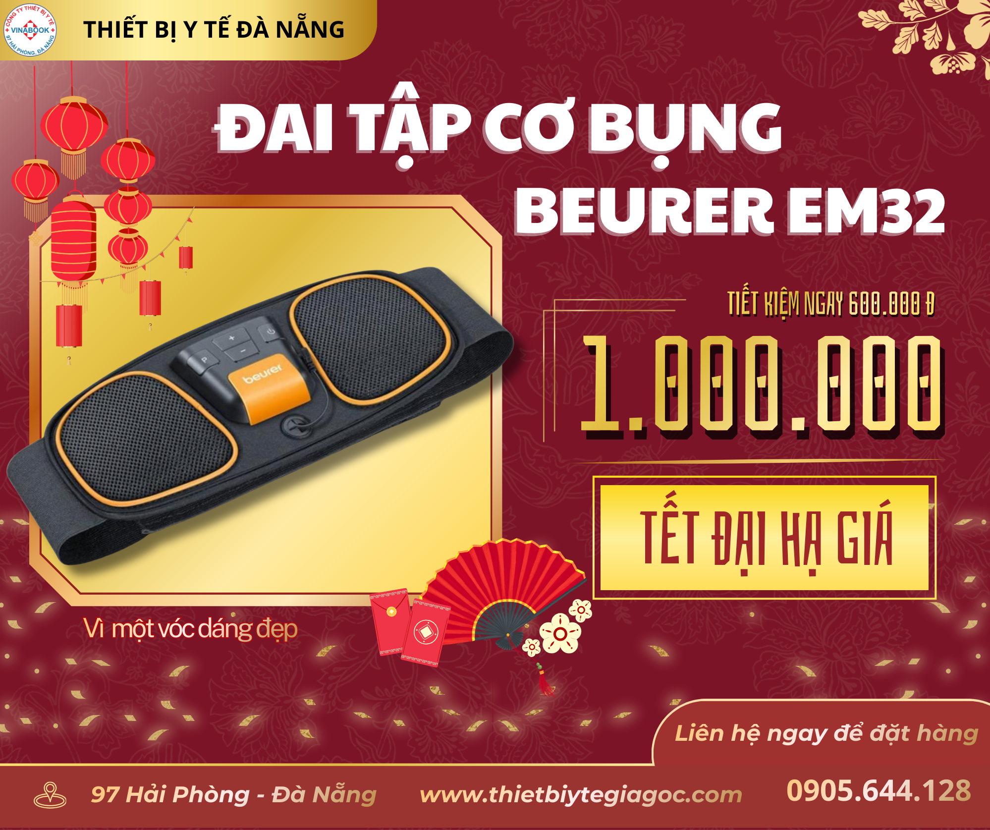 khuyến mãi tết đai tập cơ bụng