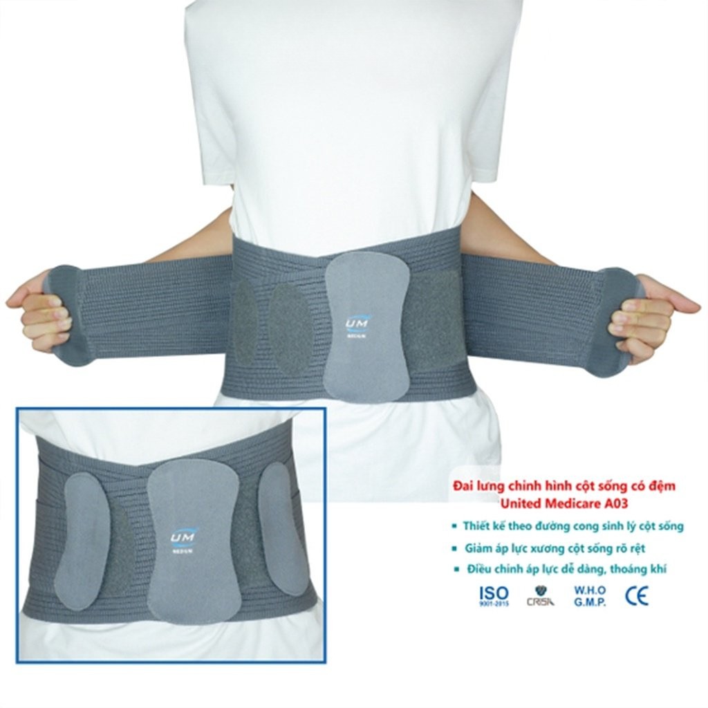 đai cột sống thắt lưng UM03 đai cột sống thắt lưng UM03