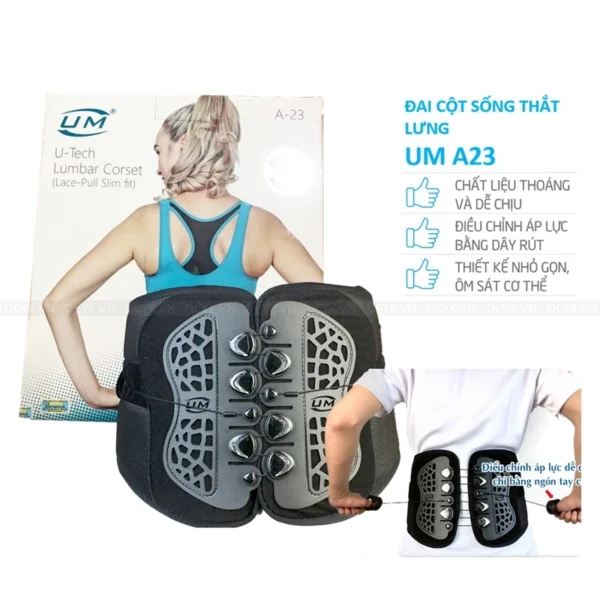 Đai cột sống thắt lưng UM A23