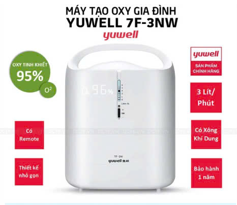 máy tạo oxy gia đình yuwell 3 lít