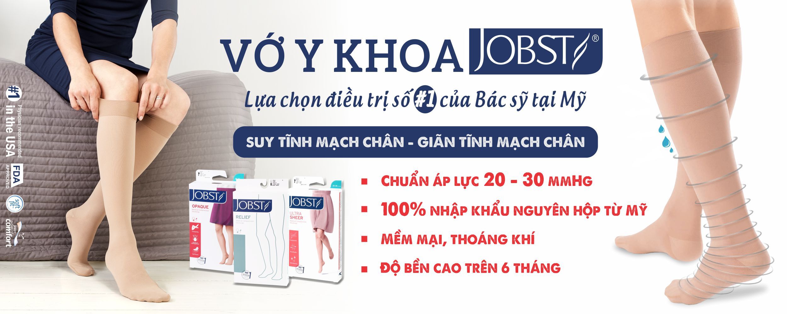 Vớ y khoa Jobst số 1 tại Mỹ