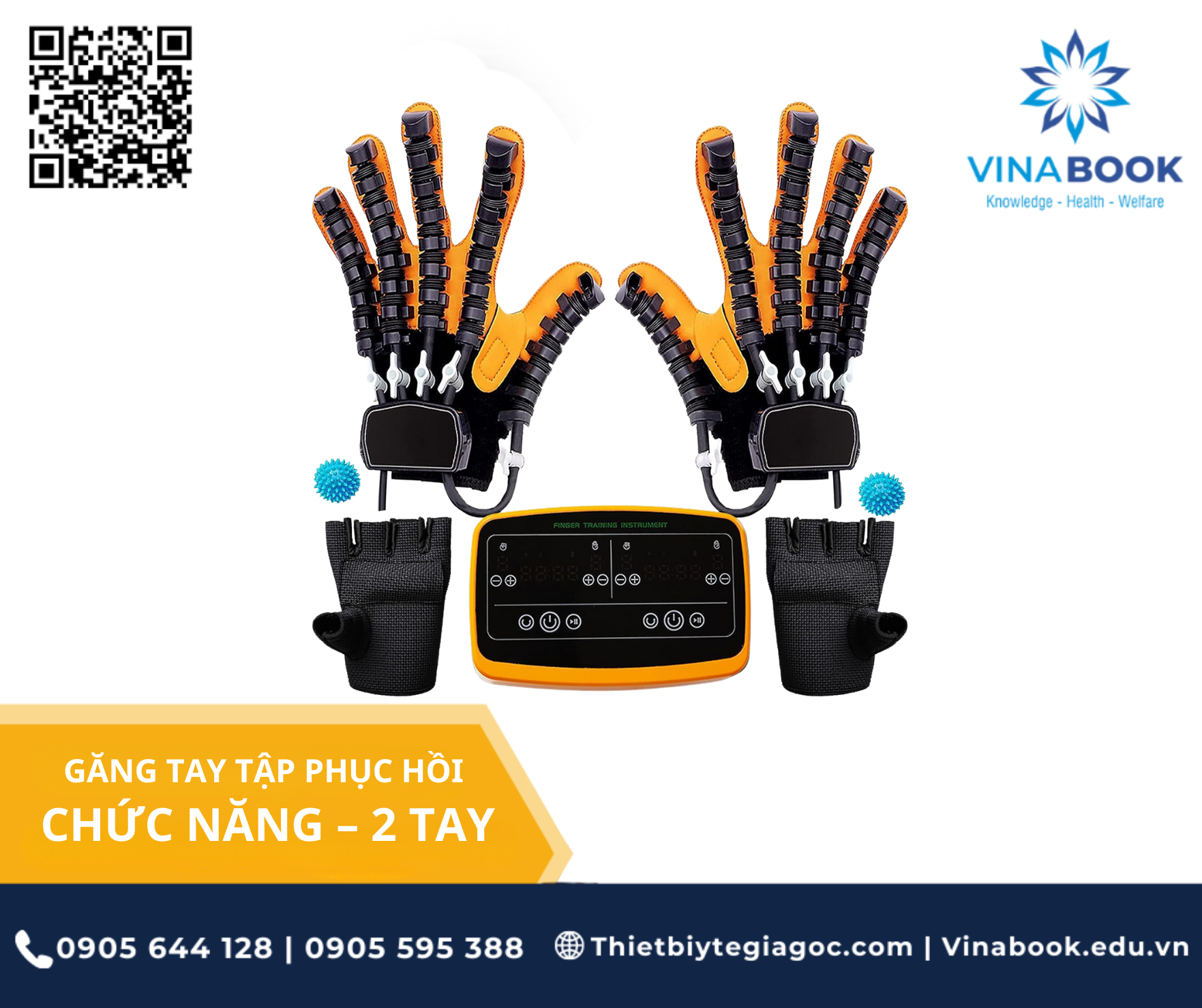 Găng tay tập phục hồi chức năng – 2 tay