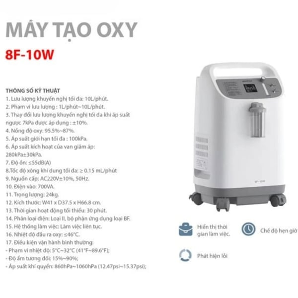 may-tao-oxy-yuwell-8f-10w-dap-ung-day-du-cac-chuc-nang