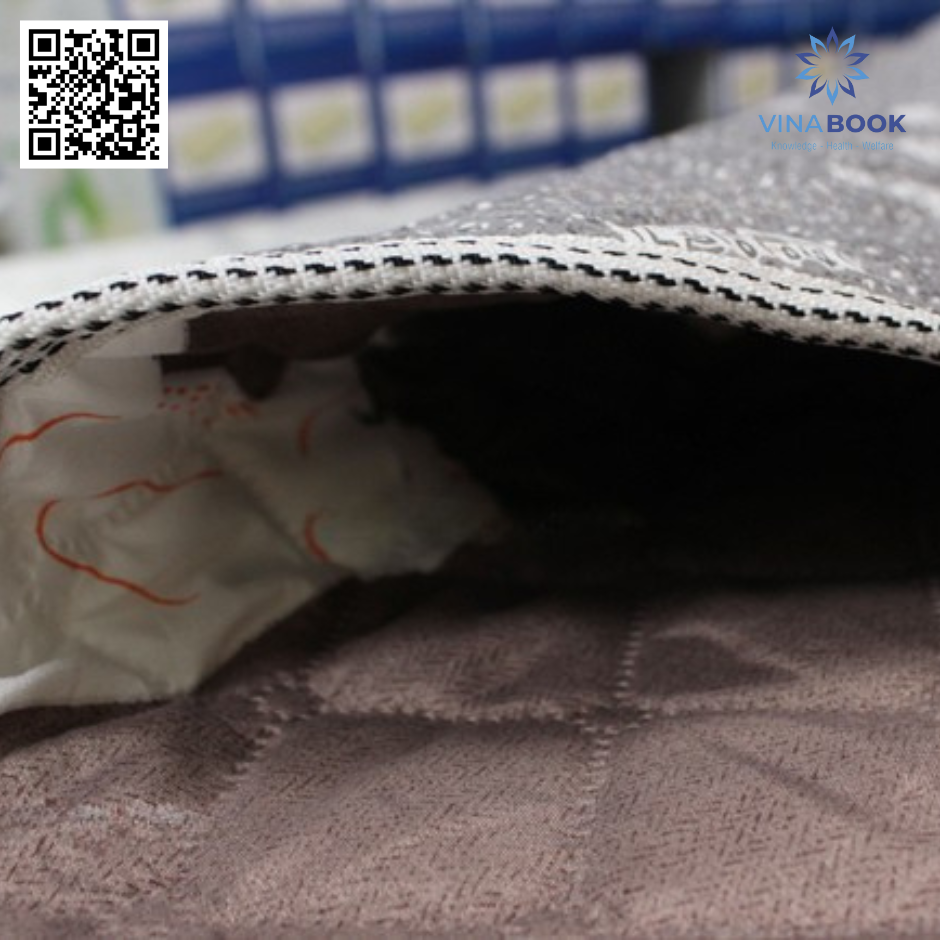 Thiết kế đệm điện cotton dày dặn