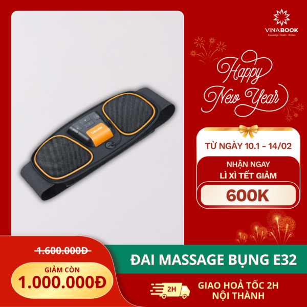 Đai massage bụng E32 giảm 600K
