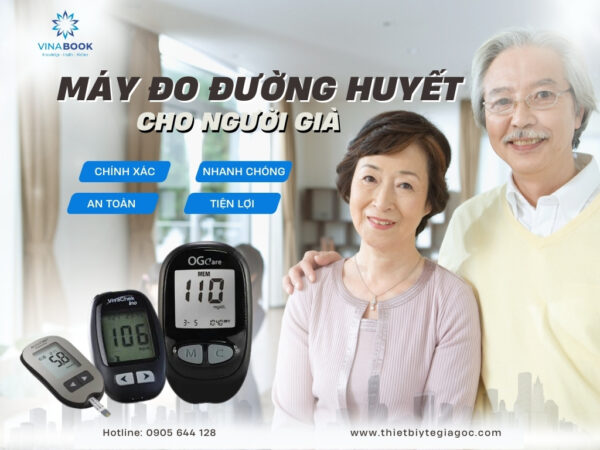 Máy đo đường huyết cho người cao tuổi