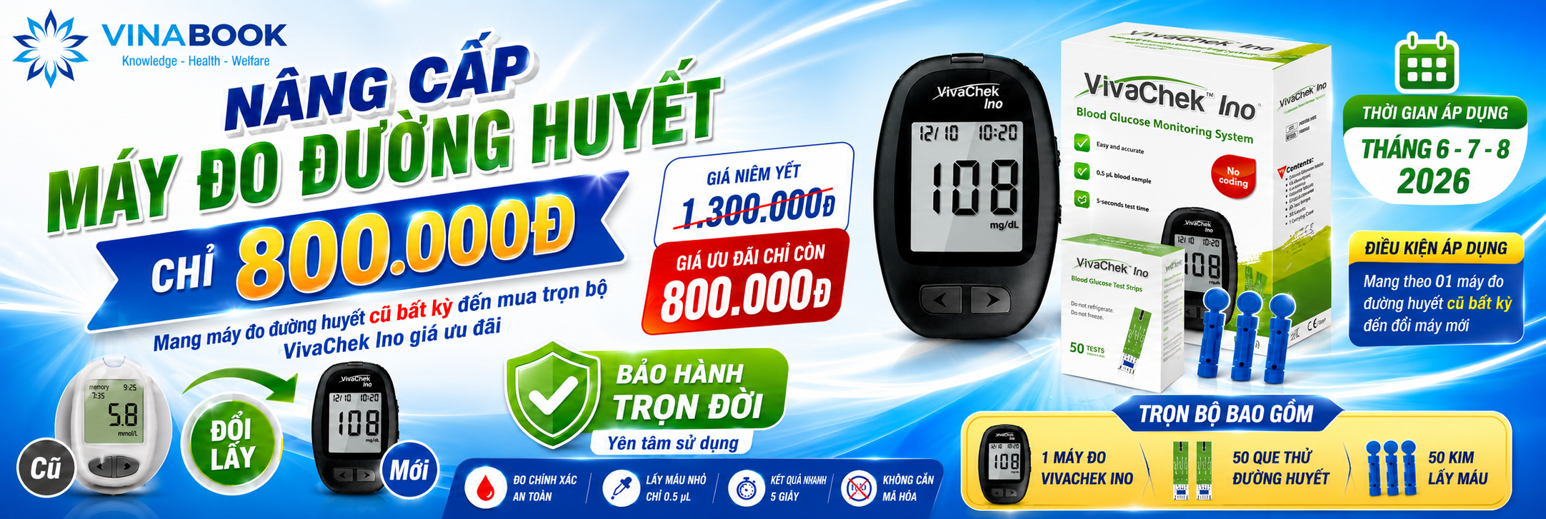 chuong trinh thu cu doi moi may do duong huyet