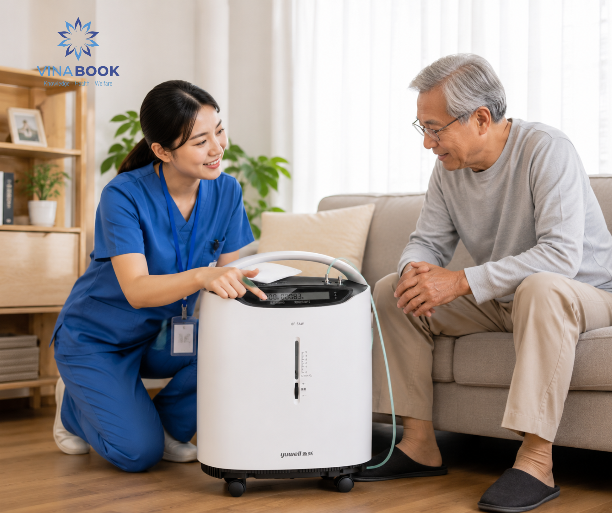 Hướng dẫn sử dụng máy tạo oxy - thiết bị y tế Đà Nẵng